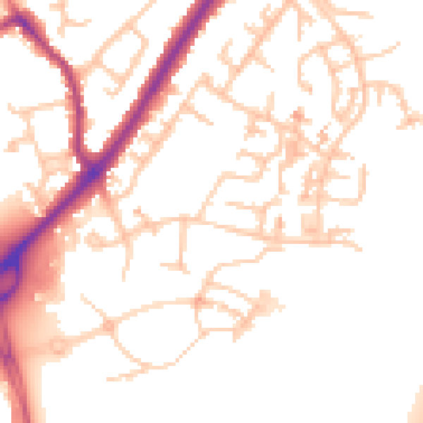 Daytime road noise heatmap for CV2 2PD