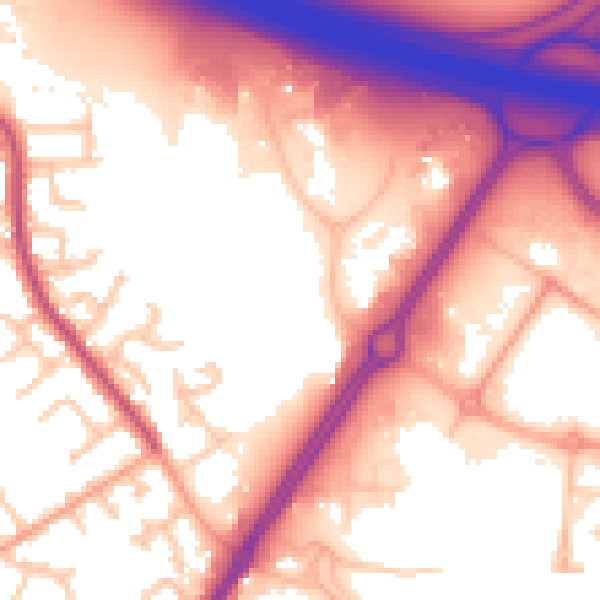 Daytime road noise heatmap for CV2 2TB