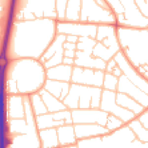Daytime road noise heatmap for CV2 3HD
