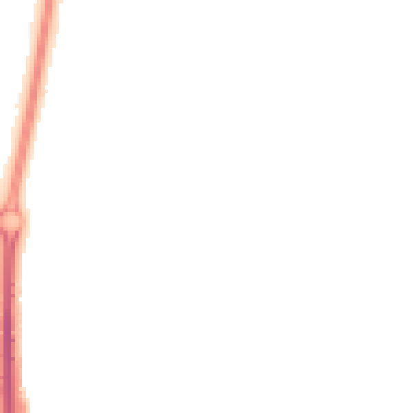 Night-time road noise heatmap for CV2 3HY