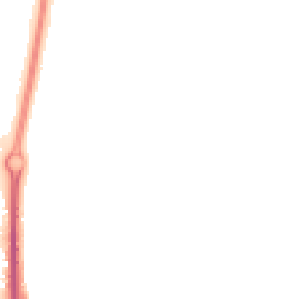 Night-time road noise heatmap for CV2 3PN