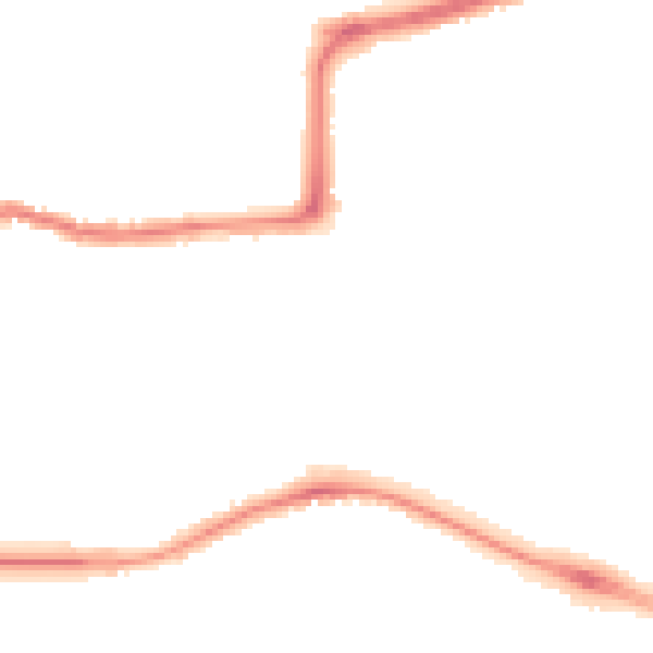 Night-time road noise heatmap for CV2 4AD
