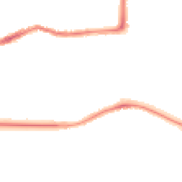 Night-time road noise heatmap for CV2 4AQ