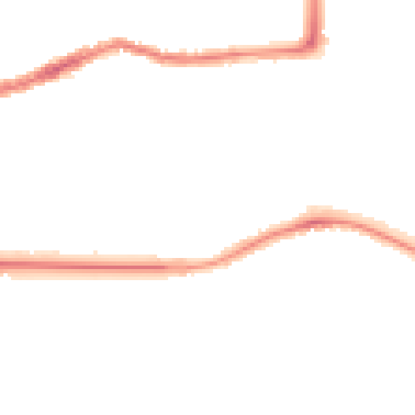 Night-time road noise heatmap for CV2 4AS