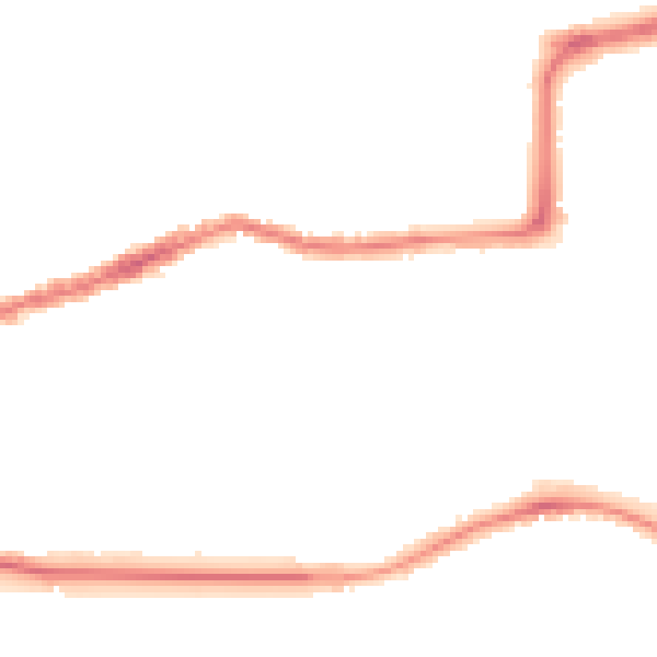 Night-time road noise heatmap for CV2 4BZ