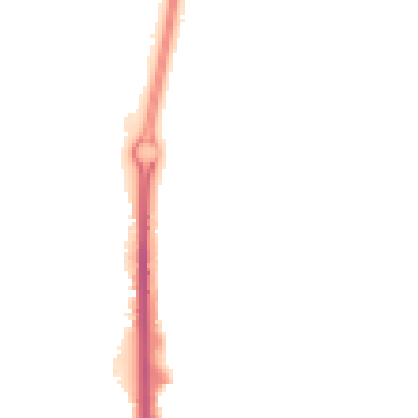 Night-time road noise heatmap for CV2 4QR
