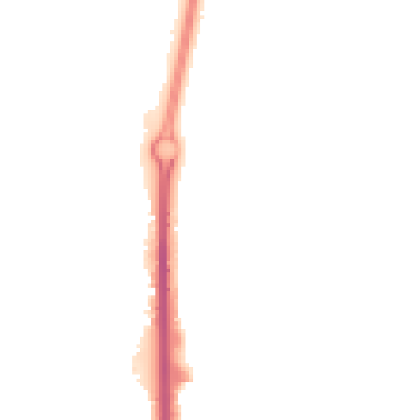 Night-time road noise heatmap for CV2 4QX