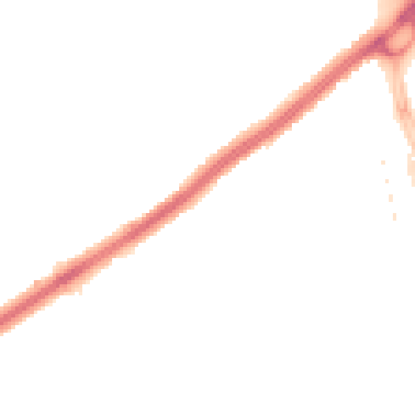 Night-time road noise heatmap for CV2 5AA