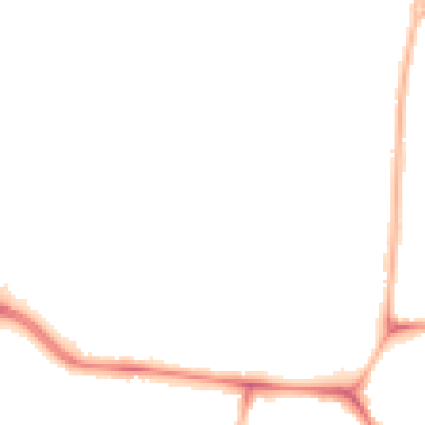 Night-time road noise heatmap for CV2 5NR
