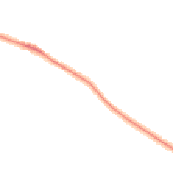 Night-time road noise heatmap for CV22 5AL