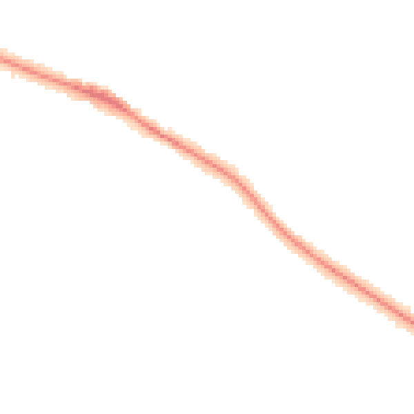 Night-time road noise heatmap for CV22 5AQ