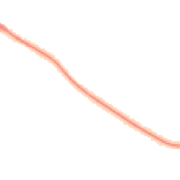 Night-time road noise heatmap for CV22 5AS