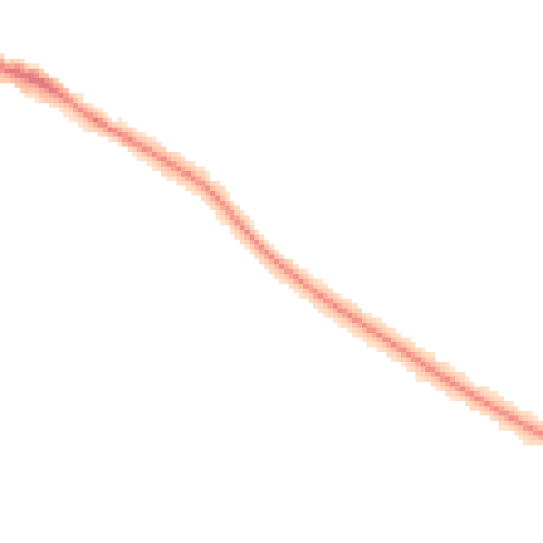 Night-time road noise heatmap for CV22 5AW