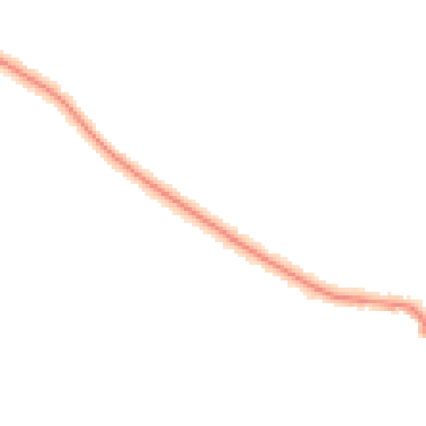 Night-time road noise heatmap for CV22 5BA