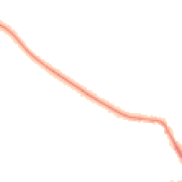 Night-time road noise heatmap for CV22 5BD