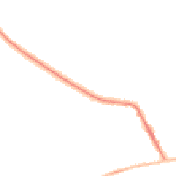 Night-time road noise heatmap for CV22 5BE