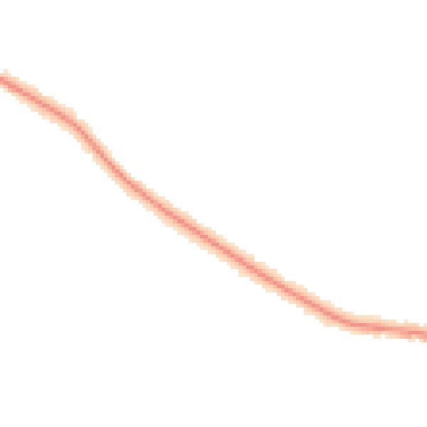 Night-time road noise heatmap for CV22 5EF