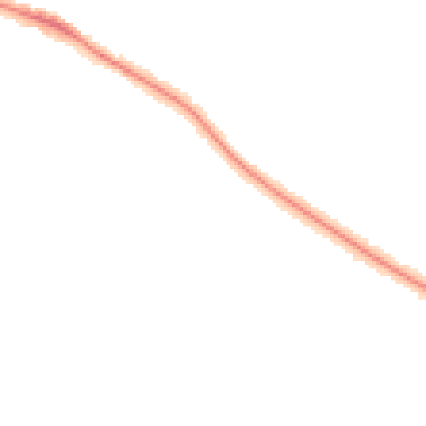 Night-time road noise heatmap for CV22 5JJ