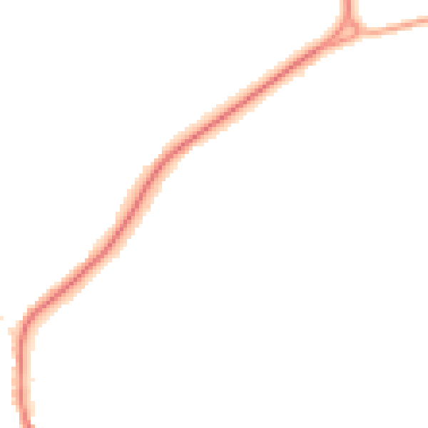 Night-time road noise heatmap for CV22 6QS