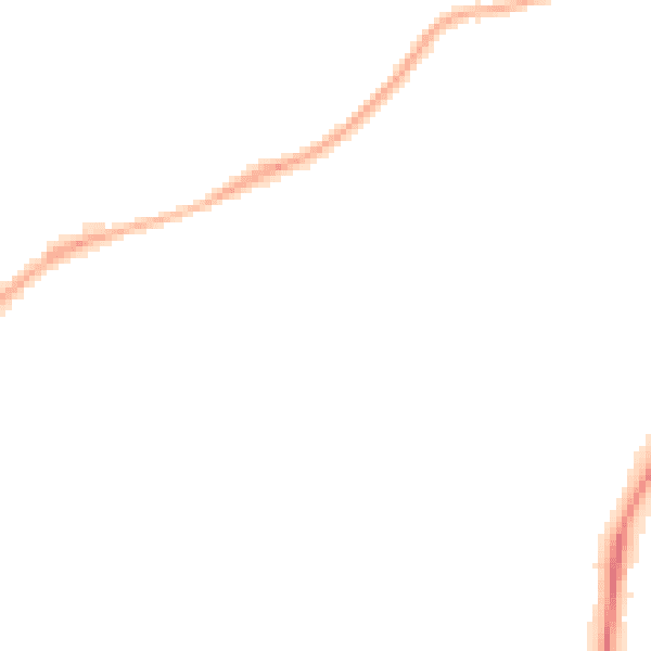 Night-time road noise heatmap for CV22 6TU