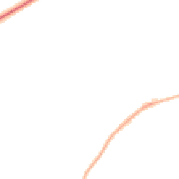 Night-time road noise heatmap for CV22 7ES