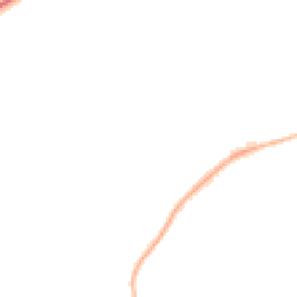 Night-time road noise heatmap for CV22 7EX