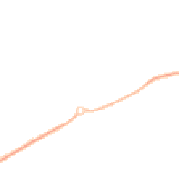Night-time road noise heatmap for CV22 7FN