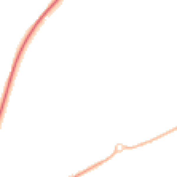 Night-time road noise heatmap for CV22 7GN