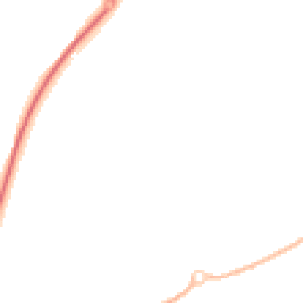 Night-time road noise heatmap for CV22 7GT