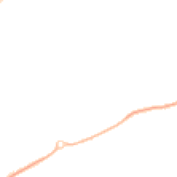 Night-time road noise heatmap for CV22 7GX