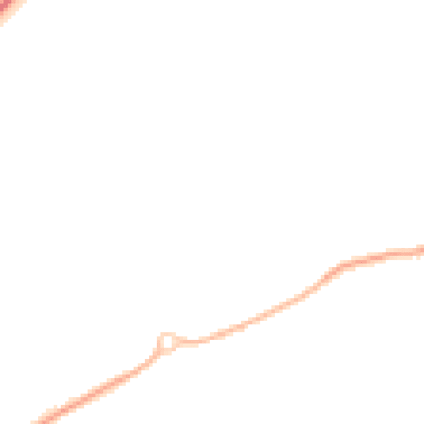 Night-time road noise heatmap for CV22 7GY