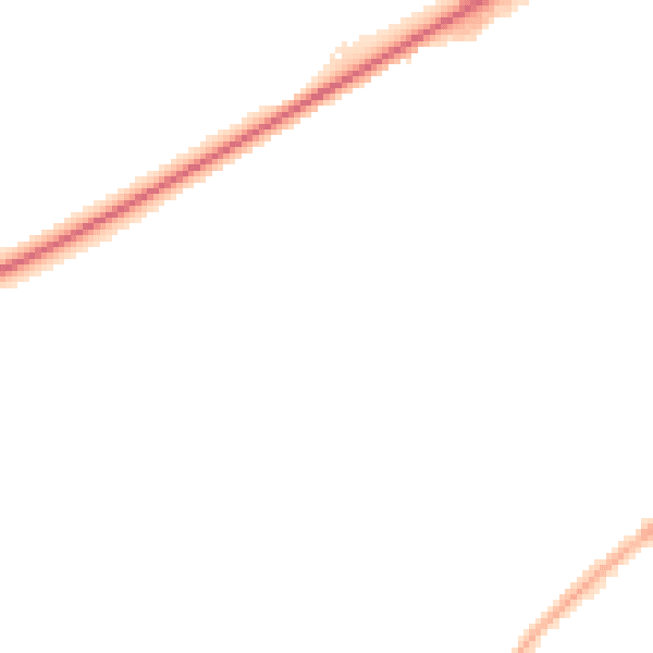 Night-time road noise heatmap for CV22 7HX