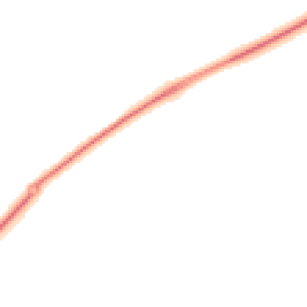 Night-time road noise heatmap for CV22 7JJ