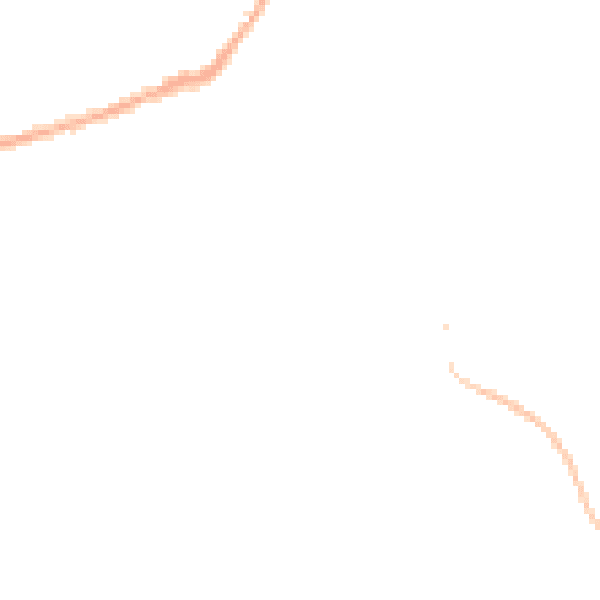 Night-time road noise heatmap for CV22 7PP