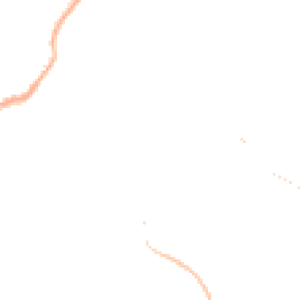 Night-time road noise heatmap for CV22 7PT