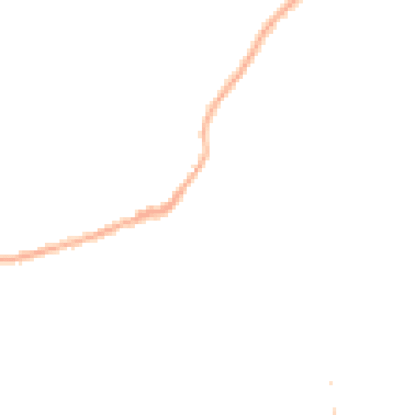 Night-time road noise heatmap for CV22 7QG