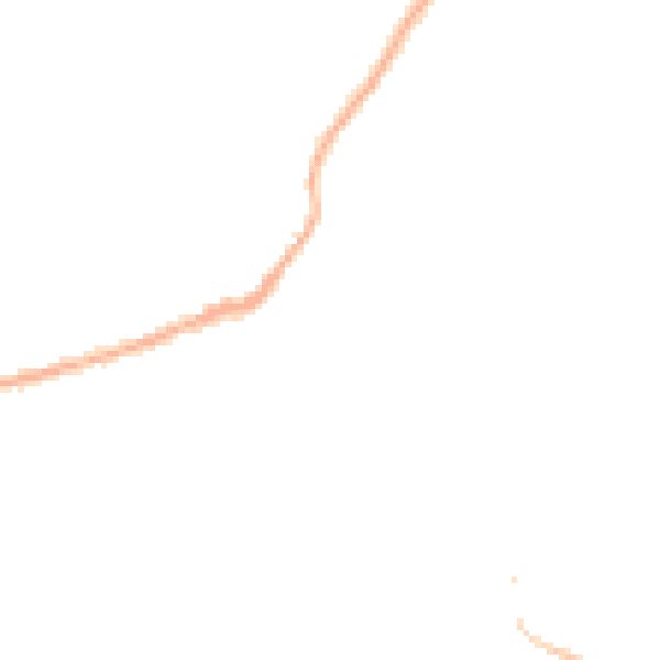 Night-time road noise heatmap for CV22 7QH