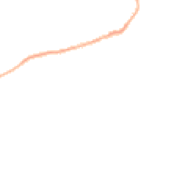 Night-time road noise heatmap for CV22 7QU