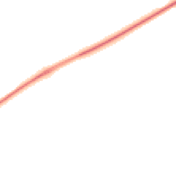 Night-time road noise heatmap for CV22 7TW