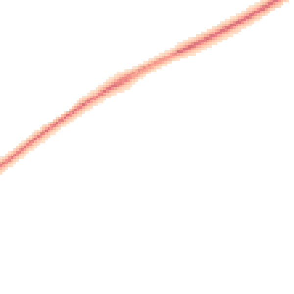 Night-time road noise heatmap for CV22 7UG