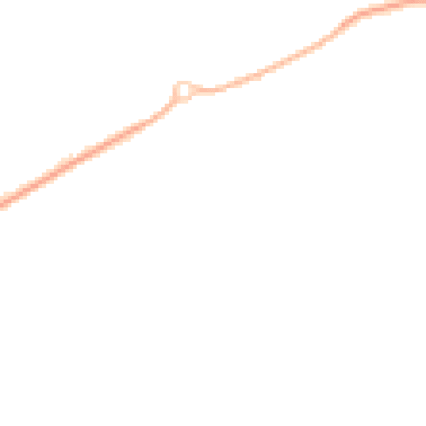 Night-time road noise heatmap for CV22 7ZX