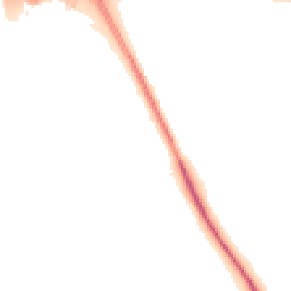 Night-time road noise heatmap for CV23 0AH