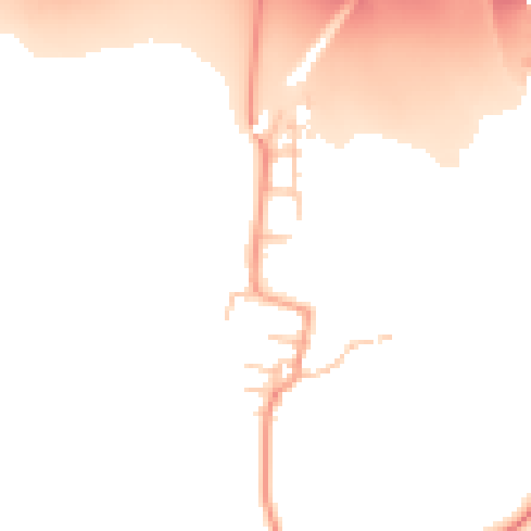 Daytime road noise heatmap for CV23 0DX
