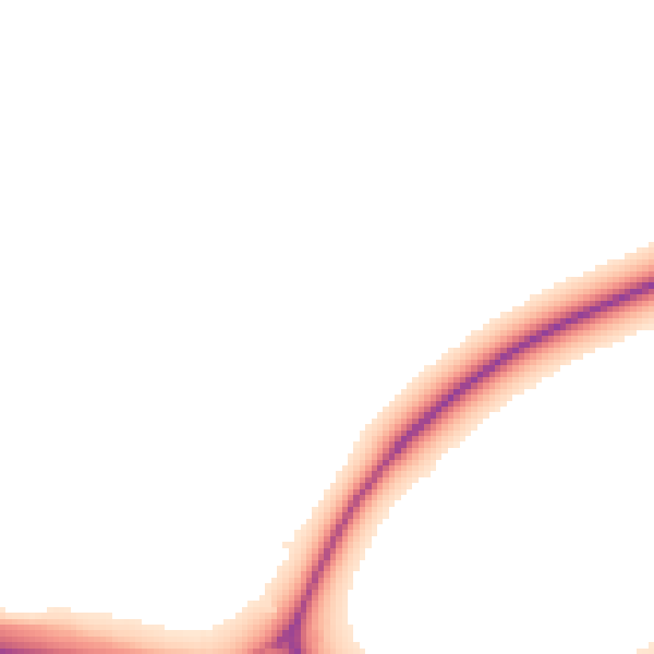 Night-time road noise heatmap for CV23 0EL
