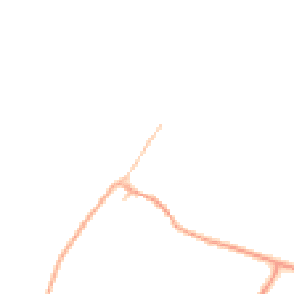Daytime road noise heatmap for CV23 0EW