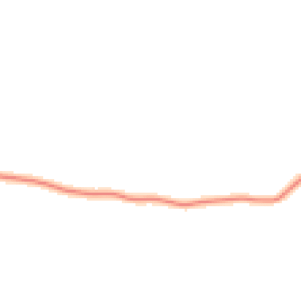 Daytime road noise heatmap for CV23 0JE