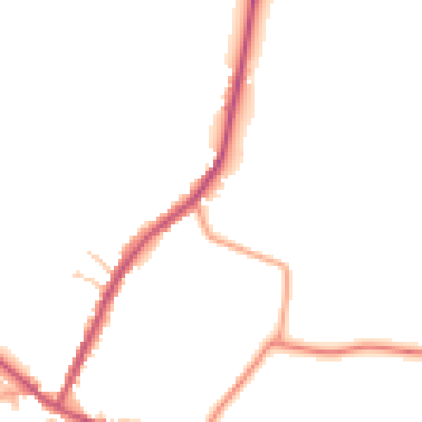 Daytime road noise heatmap for CV23 0LP