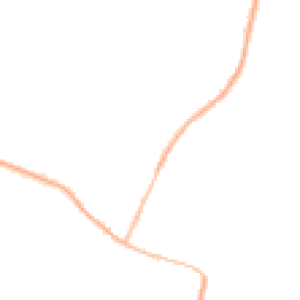 Night-time road noise heatmap for CV23 0LU