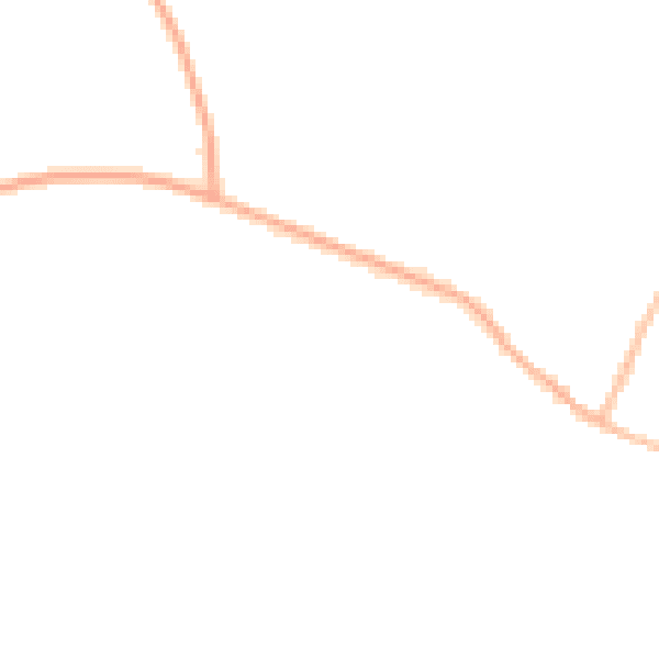 Night-time road noise heatmap for CV23 0NL