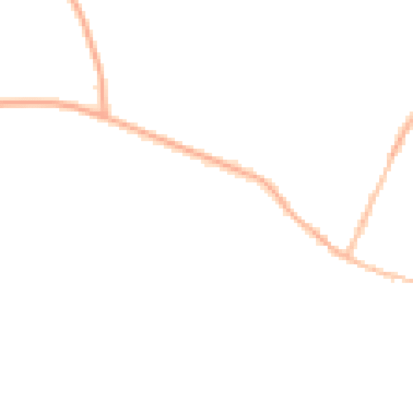 Night-time road noise heatmap for CV23 0NN